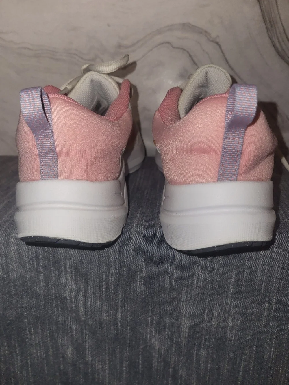 Nike Women's White Pink and Yellow Athletic Sneakers